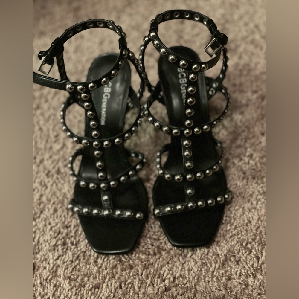 Semi used bcbgeneration stud high heels
